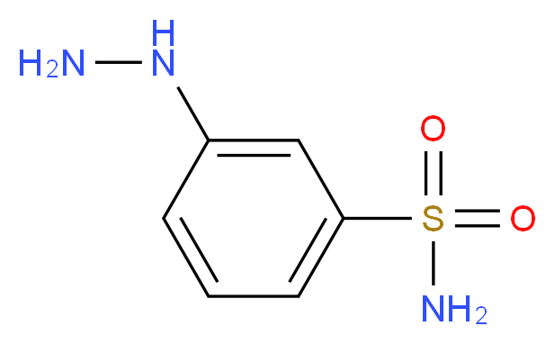 3-Hydrazinylbenzenesulfonamide_分子结构_CAS_131774-72-6)