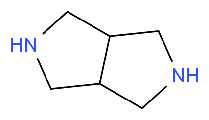 octahydropyrrolo[3,4-c]pyrrole_分子结构_CAS_5840-00-6