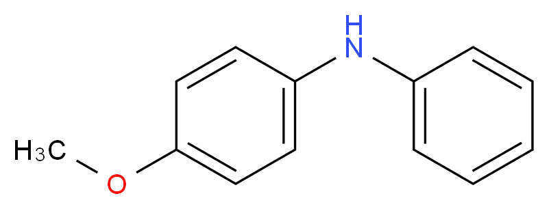 4-methoxy-N-phenylaniline_分子结构_CAS_1208-86-2