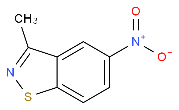 3-methyl-5-nitro-1,2-benzothiazole_分子结构_CAS_35272-19-6