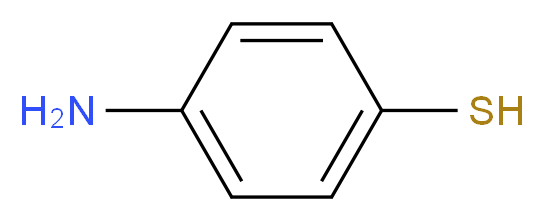 4-aminobenzene-1-thiol_分子结构_CAS_)