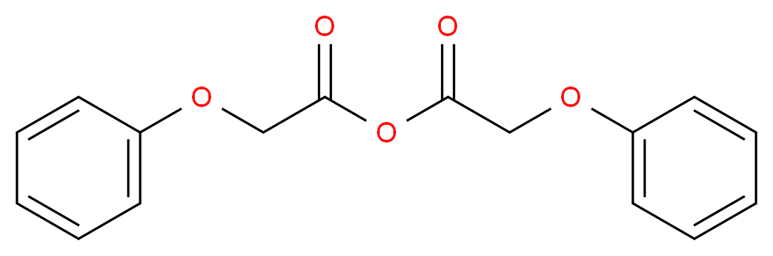 2-phenoxyacetyl 2-phenoxyacetate_分子结构_CAS_14316-61-1