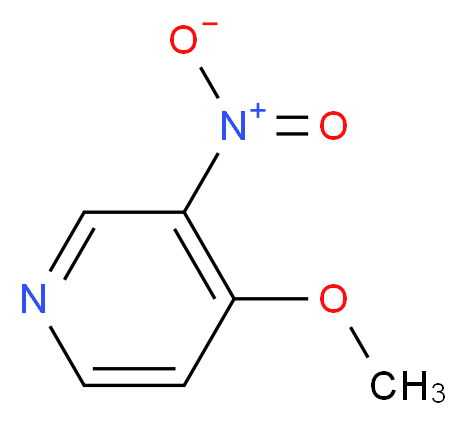 4-甲氧基-3-硝基吡啶_分子结构_CAS_31872-62-5)