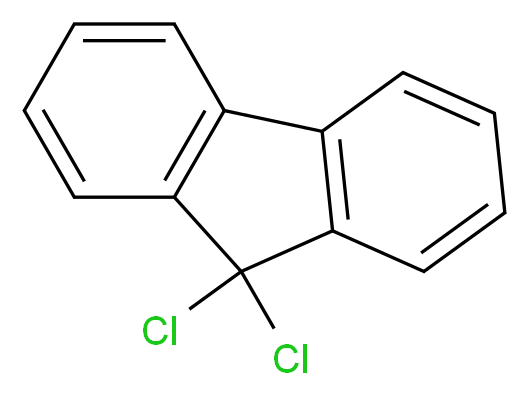 9,9-Dichloro-9H-fluorene_分子结构_CAS_25023-01-2)