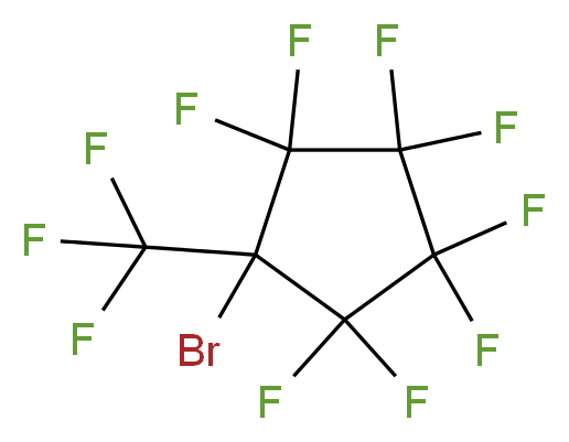 1-Bromooctafluoro-1-(trifluoromethyl)cyclopentane 97%_分子结构_CAS_125112-68-7)