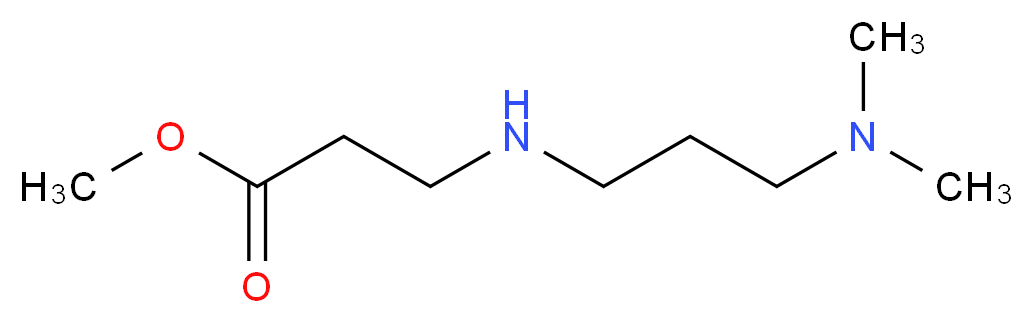 methyl 3-{[3-(dimethylamino)propyl]amino}propanoate_分子结构_CAS_90796-69-3