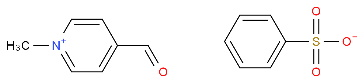 N-甲基吡啶-4-羰甲醛苯磺酸盐_分子结构_CAS_82228-89-5)