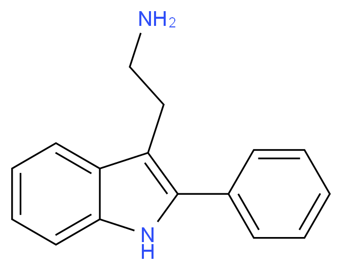 2-(2-PHENYL-1H-INDOL-3-YL)-ETHYLAMINE_分子结构_CAS_1217-80-7)