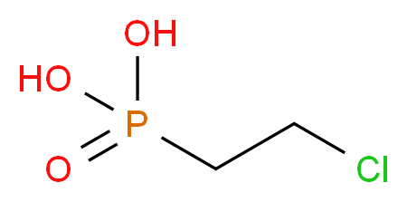 (2-chloroethyl)phosphonic acid_分子结构_CAS_16672-87-0