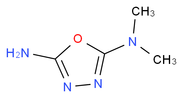 N,N-dimethyl-1,3,4-oxadiazole-2,5-diamine_分子结构_CAS_1210505-82-0)