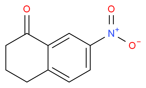 7-nitro-1,2,3,4-tetrahydronaphthalen-1-one_分子结构_CAS_40353-34-2