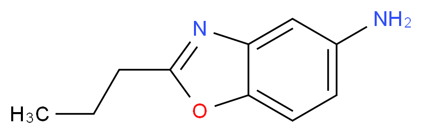2-Propyl-1,3-benzoxazol-5-amine_分子结构_CAS_)