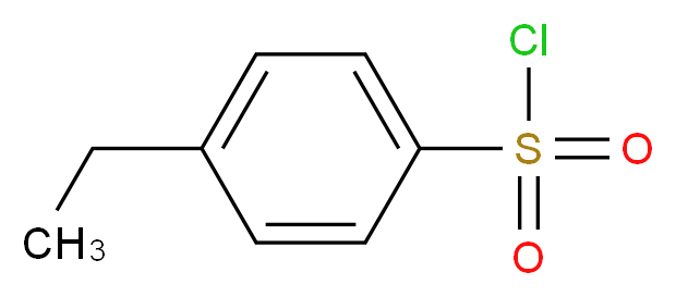 4-ethylbenzene-1-sulfonyl chloride_分子结构_CAS_16712-69-9