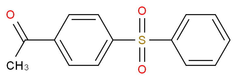 1-[4-(benzenesulfonyl)phenyl]ethan-1-one_分子结构_CAS_65085-83-8