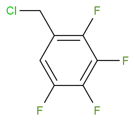 1-(chloromethyl)-2,3,4,5-tetrafluorobenzene_分子结构_CAS_21622-18-4