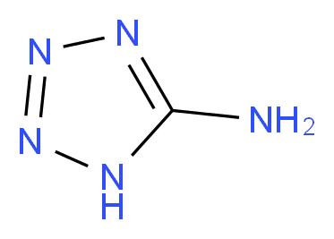 5-氨基四氮唑_分子结构_CAS_4418-61-5)