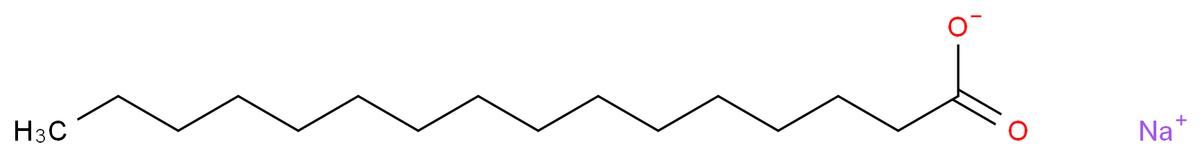 sodium hexadecanoate_分子结构_CAS_408-35-5