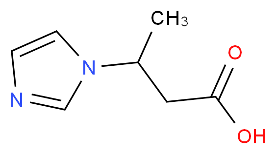 3-(1H-Imidazol-1-yl)butanoic acid hydrochloride_分子结构_CAS_)