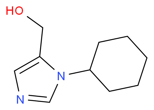 (1-cyclohexyl-1H-imidazol-5-yl)methanol_分子结构_CAS_80304-48-9)