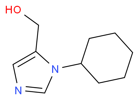 (1-Cyclohexyl-1H-imidazol-5-yl)methanol_分子结构_CAS_80304-48-9)