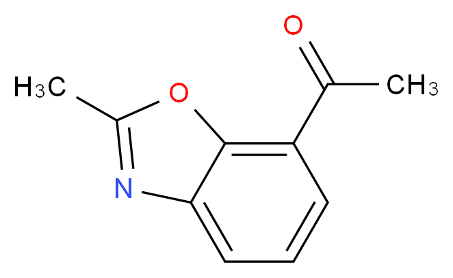 1-(2-Methyl-1,3-benzoxazol-7-yl)-1-ethanone_分子结构_CAS_)