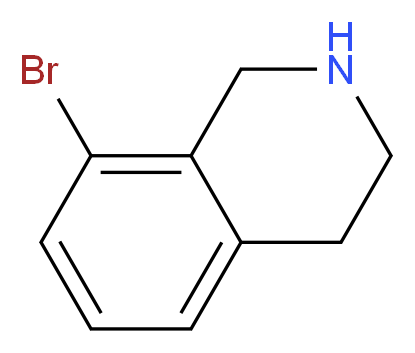8-BROMO-1,2,3,4-TETRAHYDRO-ISOQUINOLINE_分子结构_CAS_75416-51-2)