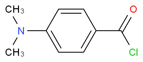 4-(dimethylamino)benzoyl chloride_分子结构_CAS_4755-50-4