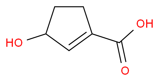 3-hydroxycyclopent-1-ene-1-carboxylic acid_分子结构_CAS_867178-11-8
