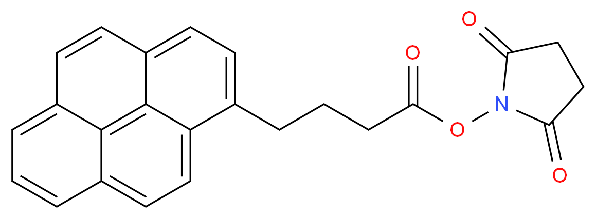 N-Hydroxysuccinimidyl Pyrenebutanoate_分子结构_CAS_114932-60-4)