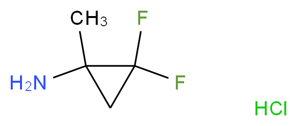 2,2-difluoro-1-methylcyclopropan-1-amine hydrochloride_分子结构_CAS_128230-76-2