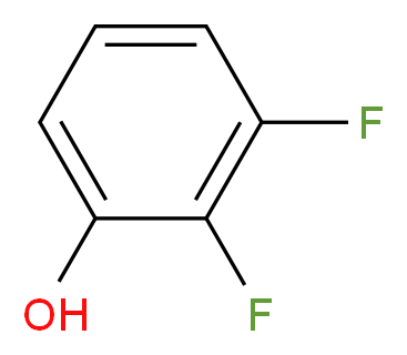 2,3-Difluorophenol_分子结构_CAS_6418-38-8)