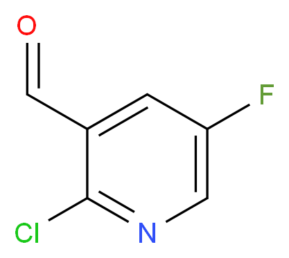 2-CHLORO-5-FLUOROPYRIDINE-3-CARBALDEHYDE_分子结构_CAS_851484-95-2)