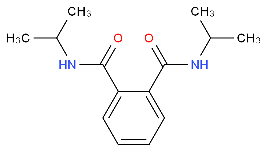 1-N,2-N-bis(propan-2-yl)benzene-1,2-dicarboxamide_分子结构_CAS_38228-97-6