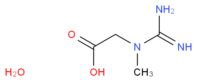 肌酸 一水合物_分子结构_CAS_6020-87-7)