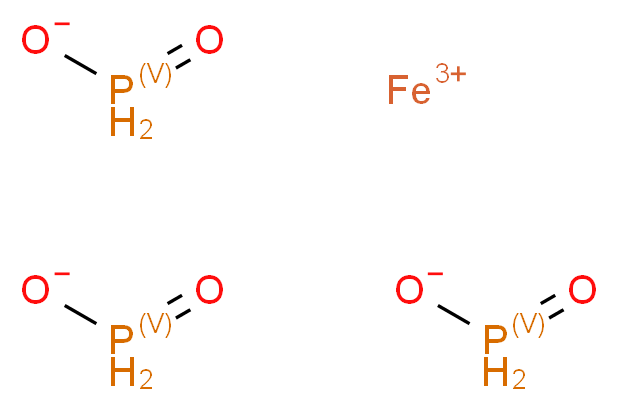 iron(3+) ion triphosphinate_分子结构_CAS_7783-84-8