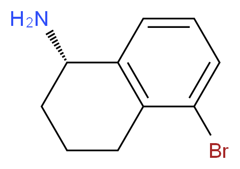 (1S)-5-bromo-1,2,3,4-tetrahydronaphthalen-1-amine_分子结构_CAS_676136-31-5
