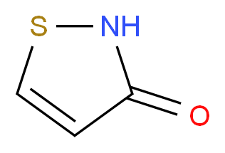 2,3-dihydro-1,2-thiazol-3-one_分子结构_CAS_1003-07-2
