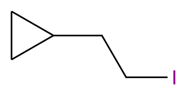 (2-iodoethyl)cyclopropane_分子结构_CAS_)