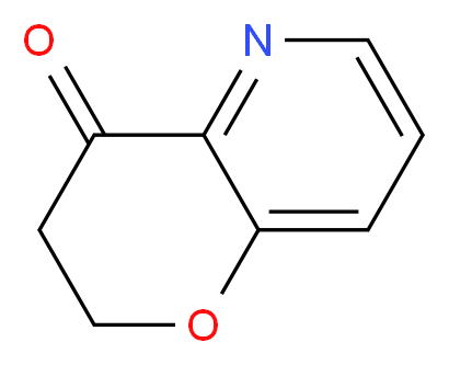 2,3-Dihydro-4H-pyrano[3,2-b]pyridin-4-one_分子结构_CAS_405174-48-3)