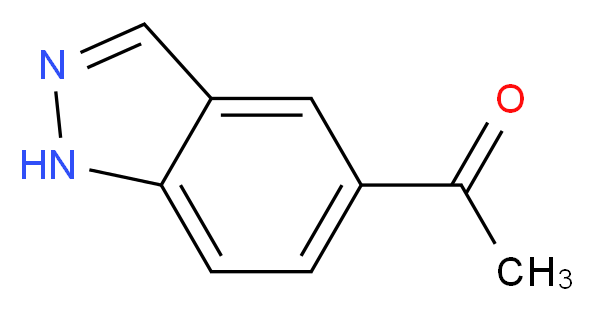 1-(1H-indazol-5-yl)ethan-1-one_分子结构_CAS_1001906-63-3