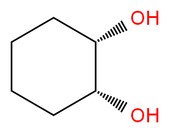 (1R,2S)-cyclohexane-1,2-diol_分子结构_CAS_1792-81-0