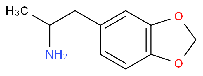 3,4-Methylenedioxy Amphetamine Hydrochloride_分子结构_CAS_6292-91-7)