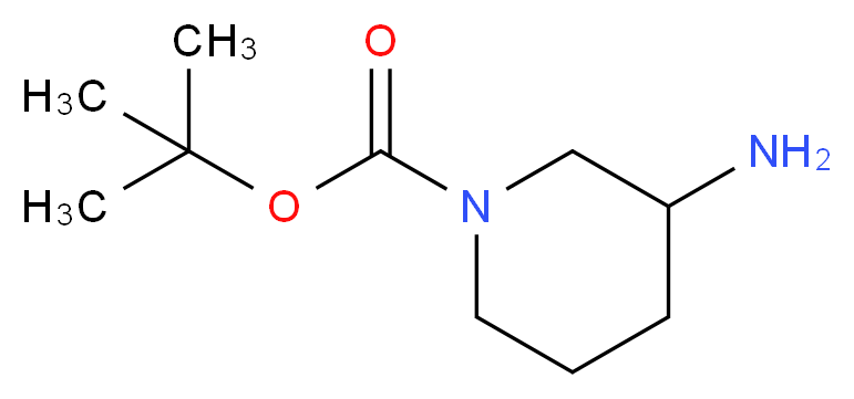 1-Boc-3-Aminopiperidine_分子结构_CAS_144243-24-3)