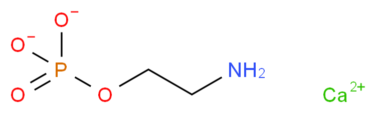 calcium 2-aminoethyl phosphate_分子结构_CAS_10389-08-9