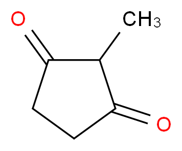 2-Methyl-1,3-cyclopentanedione_分子结构_CAS_765-69-5)