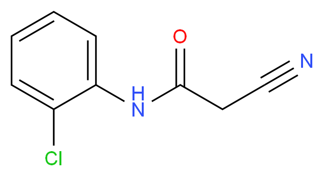 N-(2-chlorophenyl)-2-cyanoacetamide_分子结构_CAS_50982-66-6
