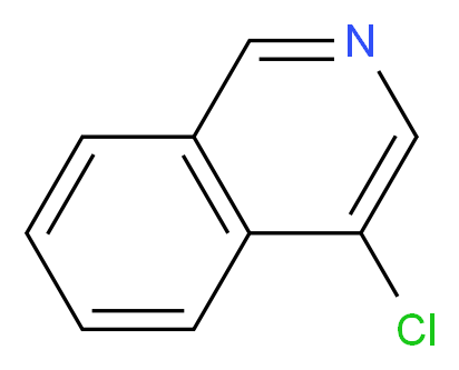 4-Chloroisoquinoline_分子结构_CAS_1532-91-8)