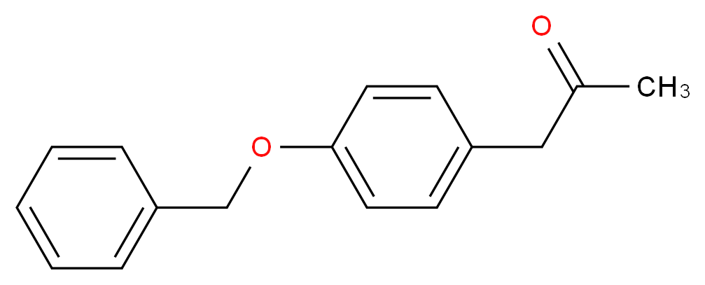 1-[4-(benzyloxy)phenyl]propan-2-one_分子结构_CAS_5586-92-5