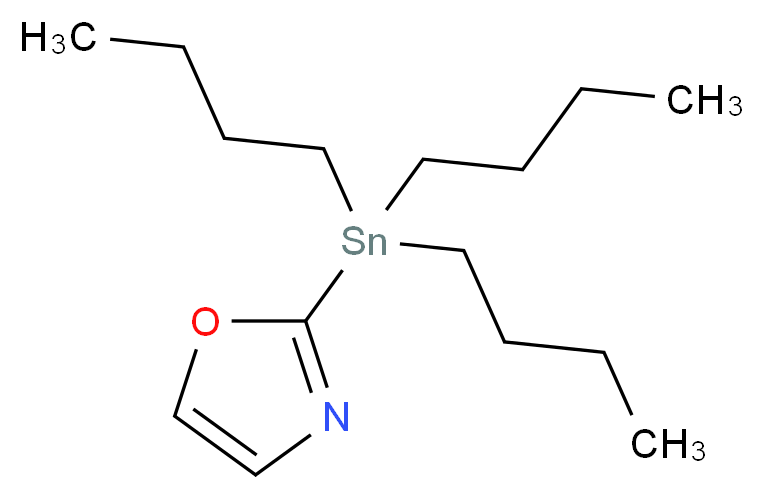 2-(三正丁基锡基)噁唑_分子结构_CAS_145214-05-7)