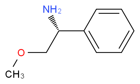 (1R)-2-methoxy-1-phenylethan-1-amine_分子结构_CAS_64715-85-1